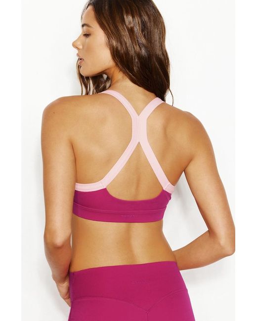 Garage Pink Active Portrait Neck Bra