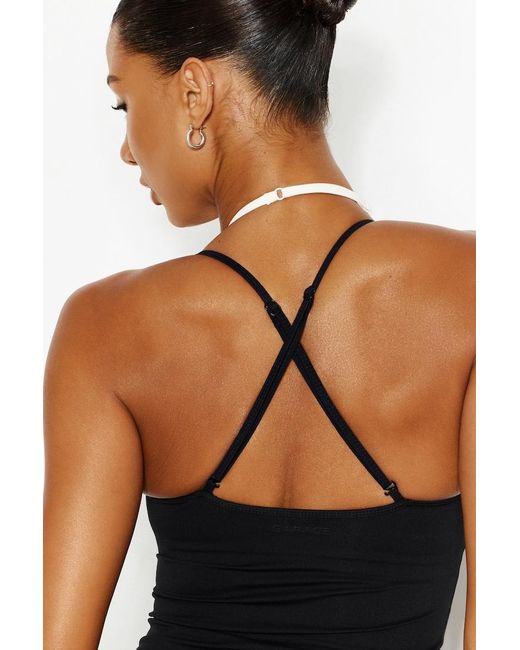 Garage Black Active Layered Tank Top