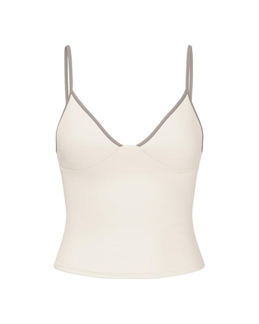 Garage Natural Active Plunge Cami Top
