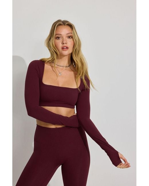 Garage Red Softactive Long Sleeve Top