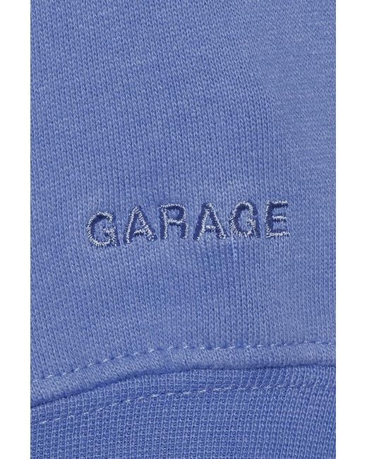 Garage Blue Ultrafleece Cotton Zip Hoodie