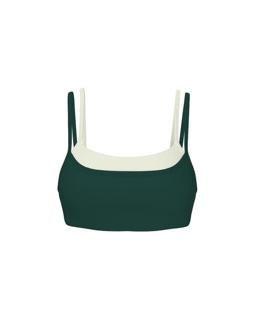 Garage Blue Active Double Layer Bra
