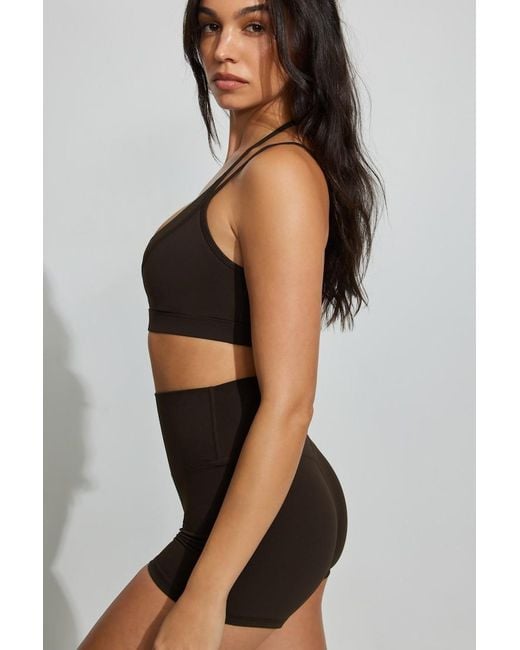 Garage Brown Active Booty Shorts
