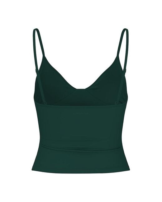 Garage Green Active Plunge Cami Top