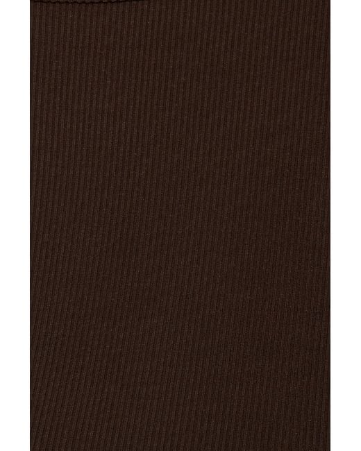 Garage Brown Mini Ribbed Sleep Pants