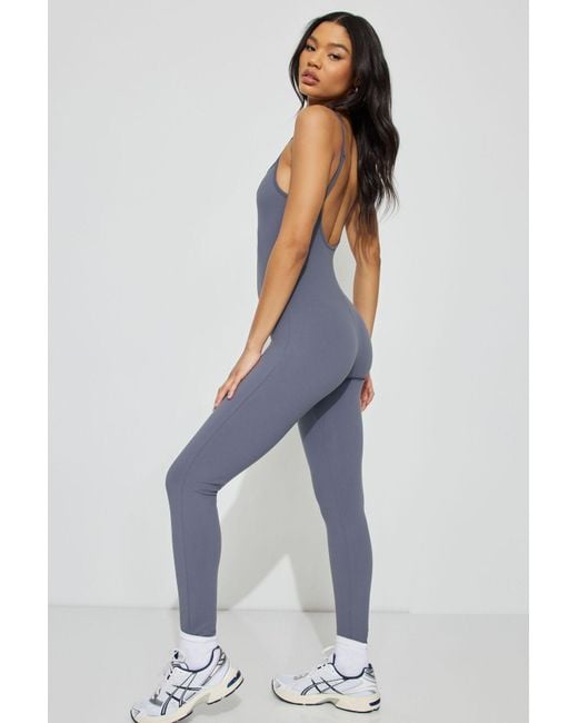 Garage Blue Devin Low Back Jumpsuit