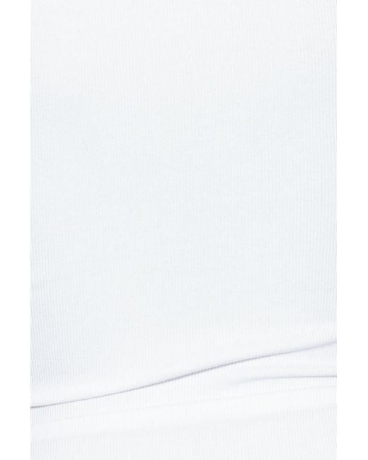 Garage White Snatchrib Crossover T-Shirt