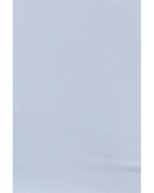Garage White Stretchterry Binding Cami Top