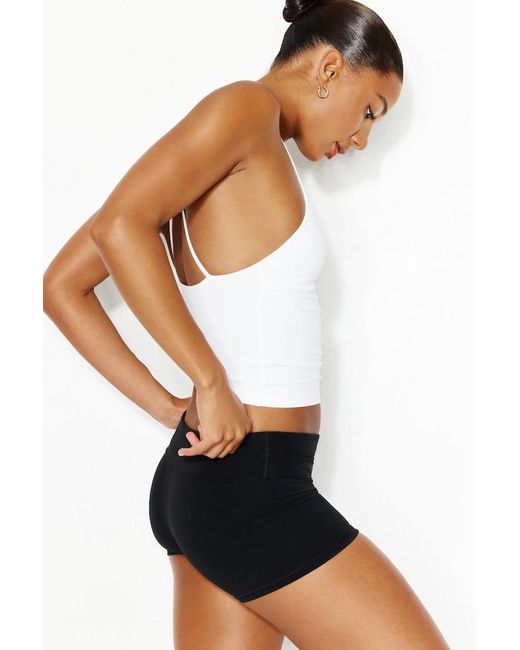 Garage Gray Sleek Underbust Crossback Cami Top