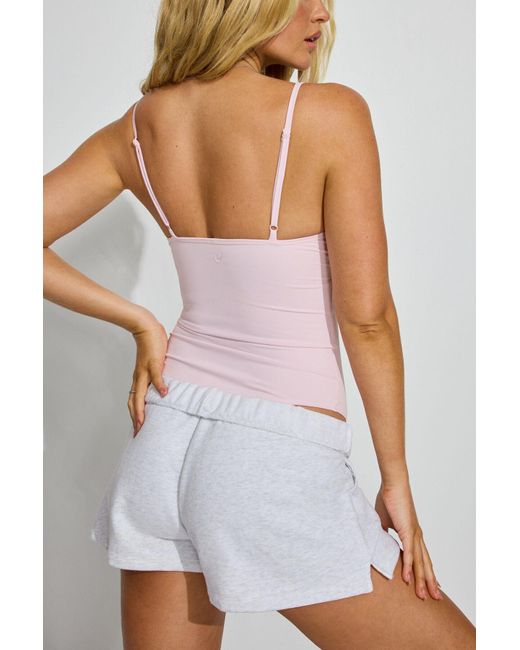 Garage Pink Softactive Plunge Bodysuit