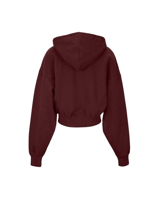 Garage Red Ultrafleece Cotton Zip Hoodie