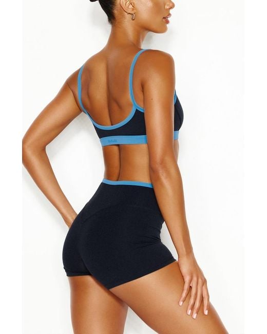 Garage Blue Active Cross Front Shorts