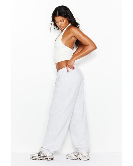 Garage White Ultrafleece Super Joggers