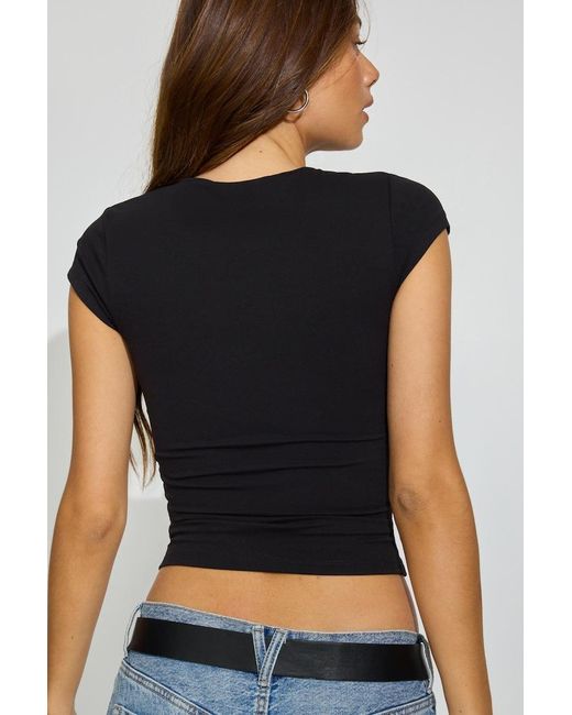Garage Blue Sleek Crewneck T-Shirt