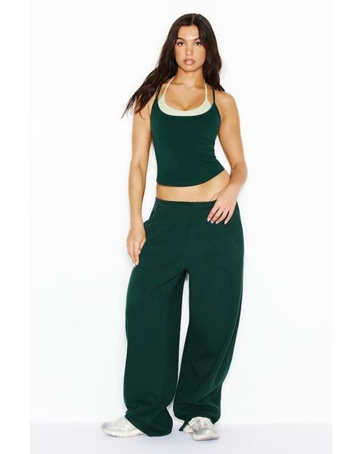 Garage Green Ultrafleece Barrel Leg Sweatpants