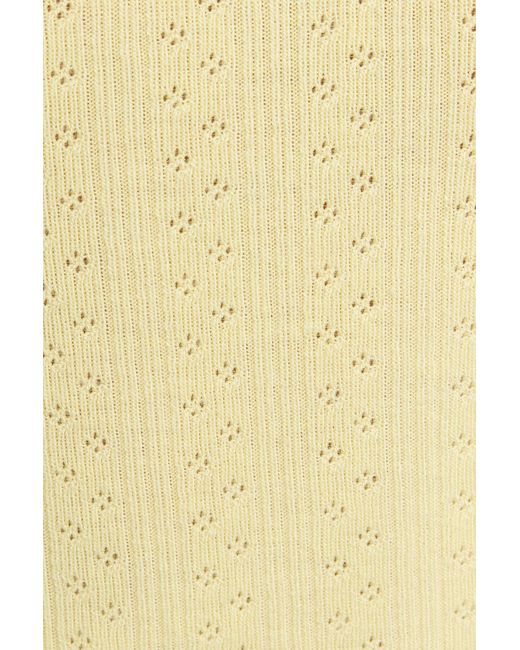 Garage Natural Pointelle Boatneck T-Shirt