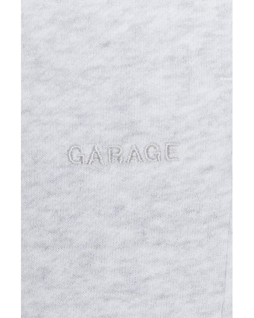 Garage White Ultrafleece Super Joggers