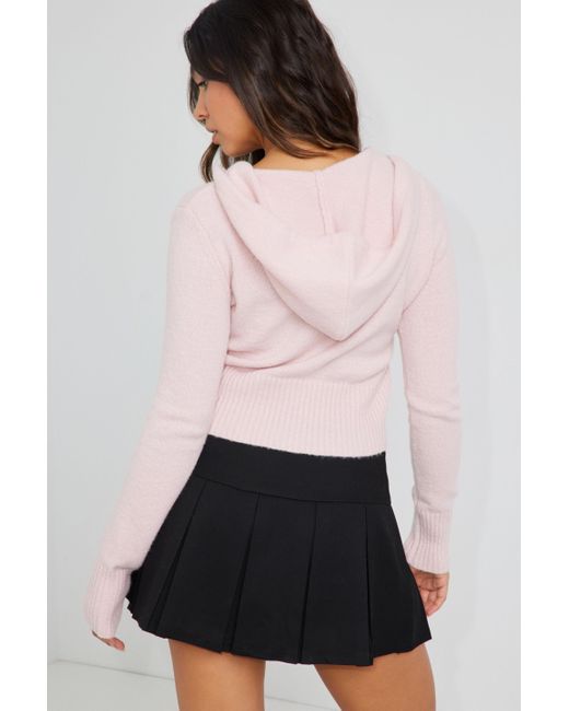 Garage Spongy Zip Hoodie in Pink Lyst