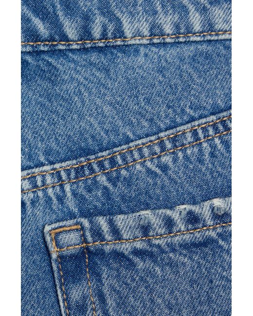 Garage Blue Denim Festival Shorts