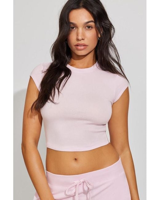 Garage White Cropped Mini T-Shirt