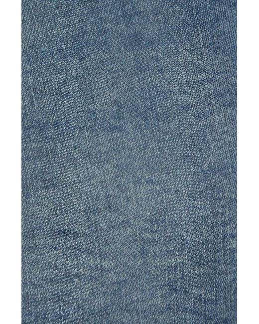 Garage Multicolor Low Rise Denim Micro Shorts