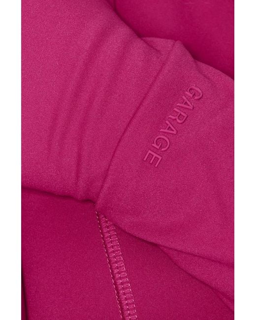 Garage Red Active Double Zip Jacket