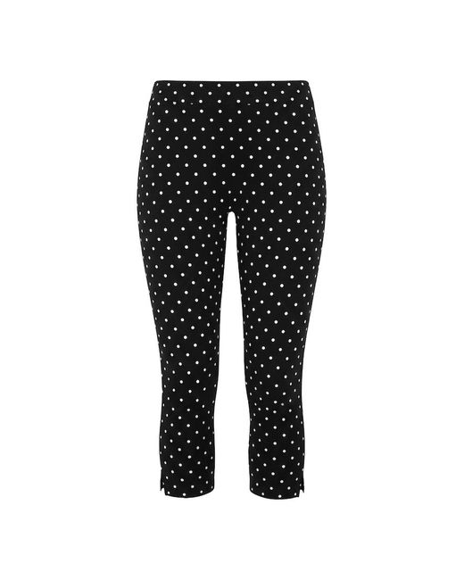 Garage Black Stretchterry Capri Pants