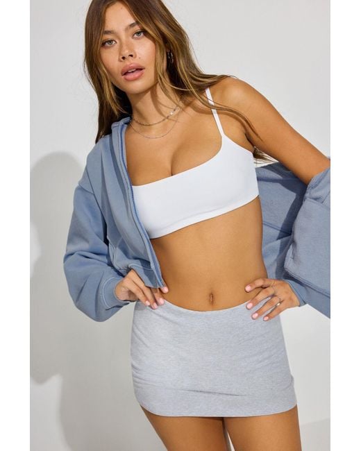 Garage Blue Soft Cotton Skort