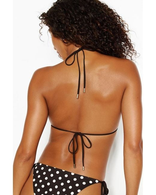 Garage Brown Reversible Slider Triangle Bikini Top