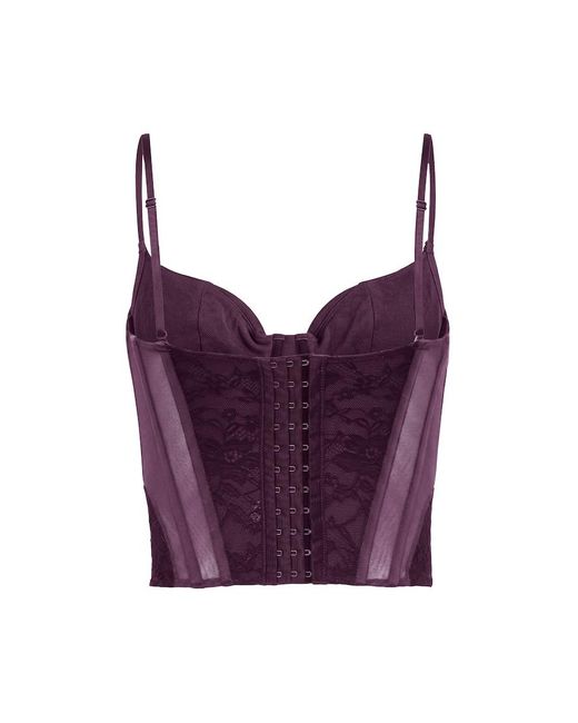 Garage Purple Tate Sweetheart Lace Corset