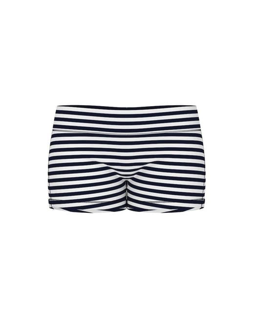 Garage Blue Stretchterry Cheeky Shorts