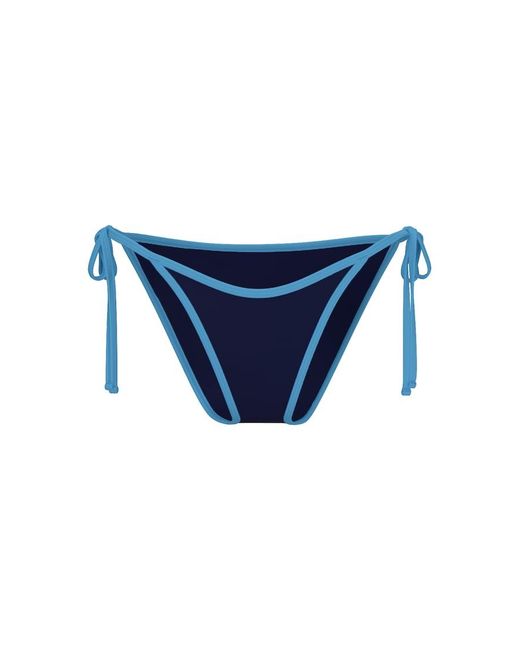 Garage Blue Cheeky Side Tie Bikini Bottom