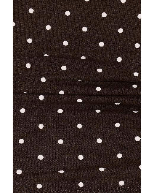 Garage Black Stretchterry Cheeky Shorts