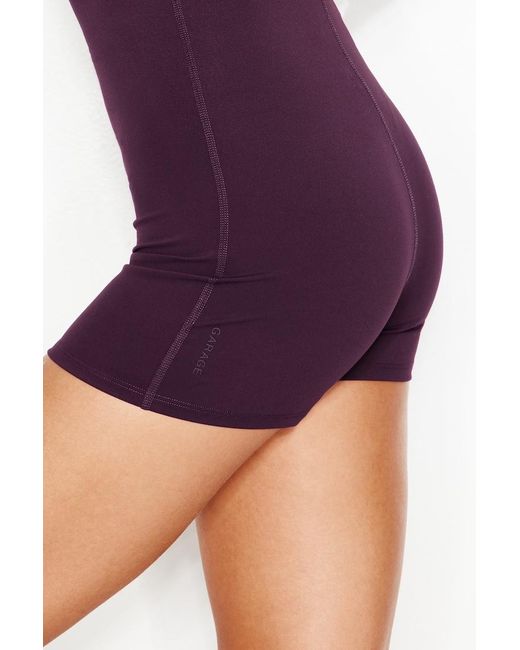 Garage Purple Active Cami Romper