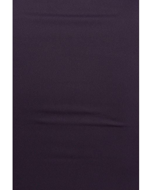 Garage Purple Sleek Crewneck Long Sleeve Top