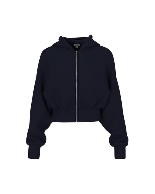 Garage Blue Ultrafleece Cotton Zip Hoodie