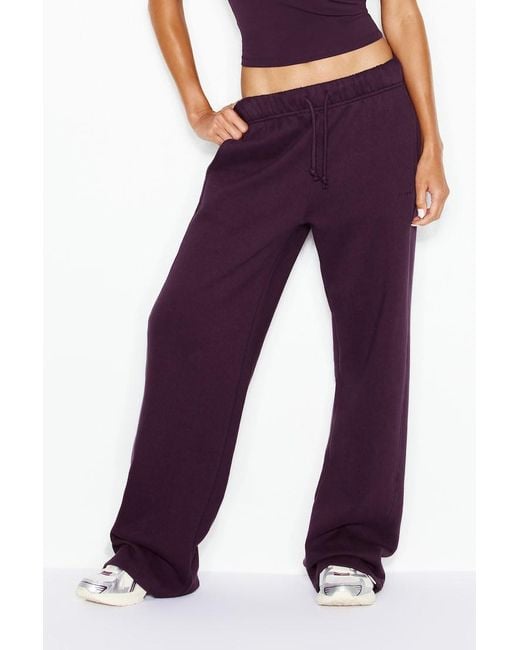 Garage Purple Ultrafleece Straight Leg Sweatpants