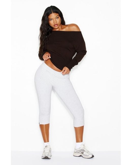 Garage Black Off Shoulder Reset Long Sleeve Top
