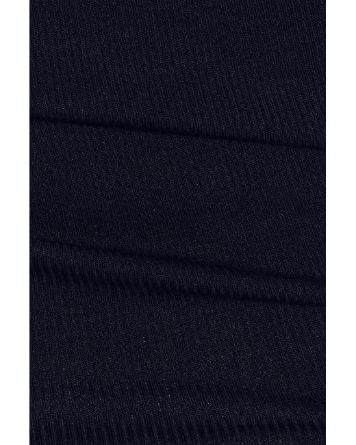 Garage Blue Snatchrib Notch Tank Top