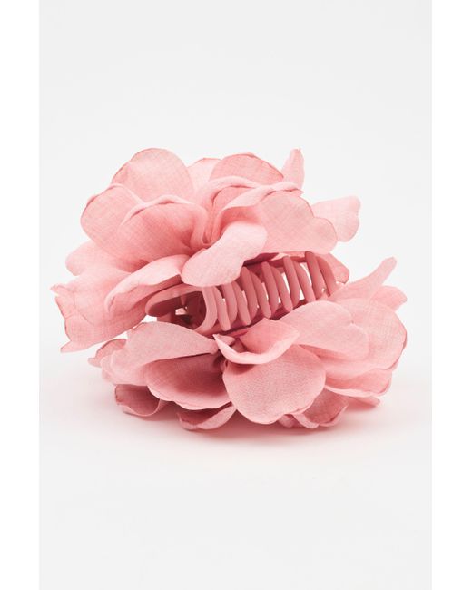 Garage Pink Oversized Flower Hair Claw Clip
