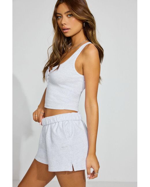 Garage White Softterry High Rise '80S Shorts