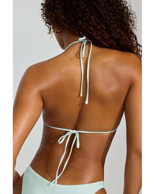 Garage Brown Ring Triangle Bikini Top