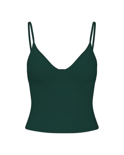 Garage Green Active Plunge Cami Top