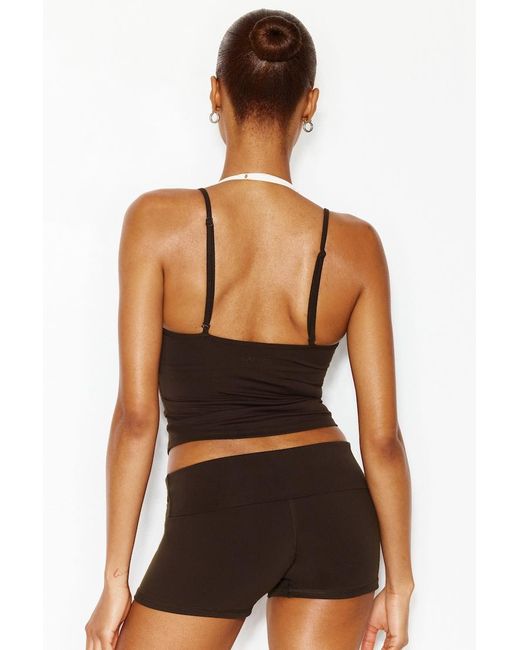 Garage Brown Active Layered Tank Top