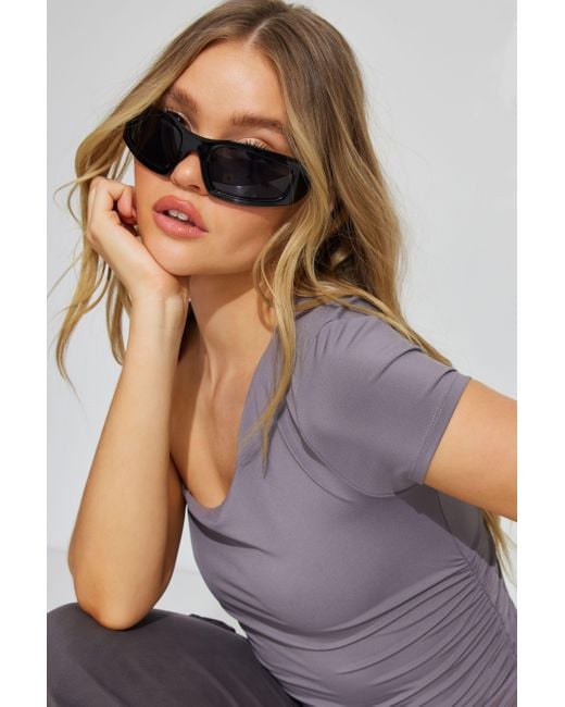 Garage Purple Wrap Racer Sunglasses