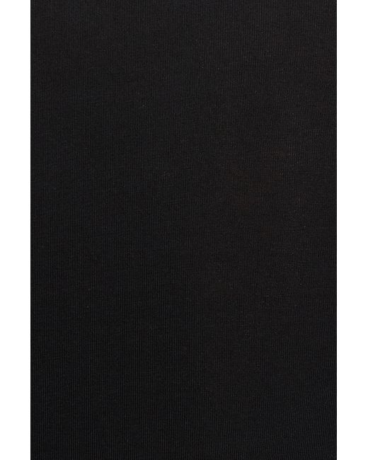 Garage Black Clean V-Neck Long Sleeve Top