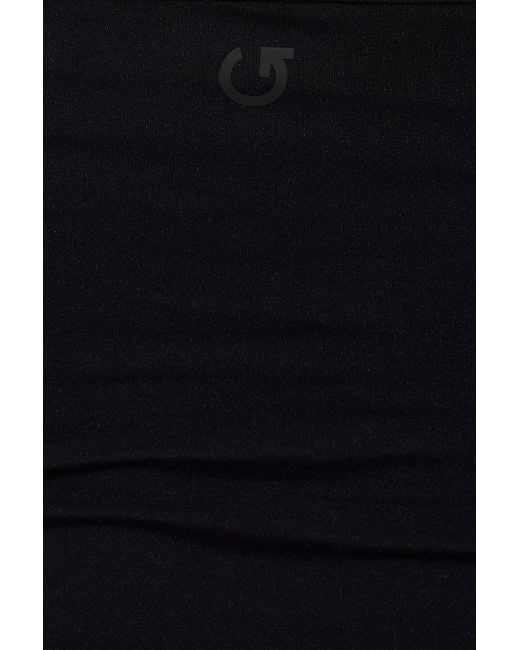 Garage Black Softactive Scoop Halter Top