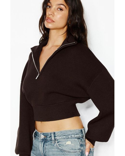 Garage Black City Layer Half Zip Jacket