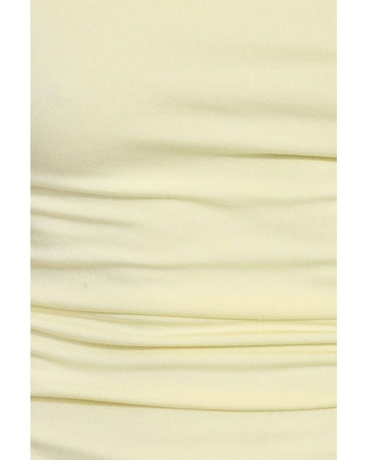 Garage Gray Smooth Off Shoulder Top