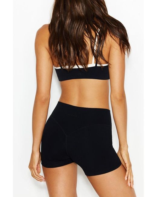 Garage Blue Perfect Peach Cross Front Active Shorts